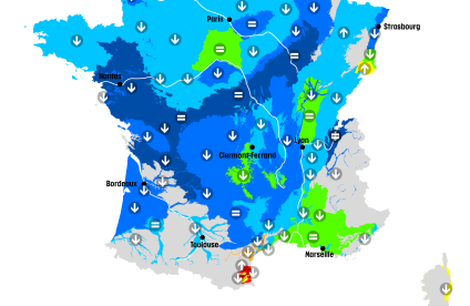 Situation des nappes au 1er août 2024