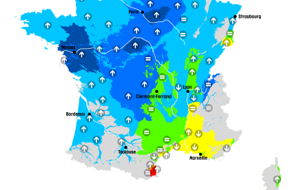 Situation des nappes au 1er février 2025