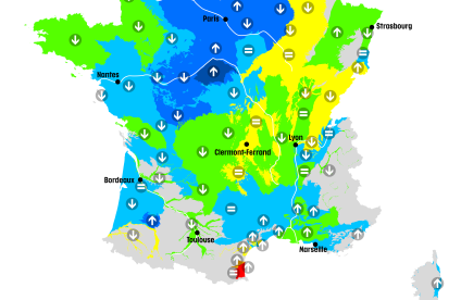 Situation des nappes au 1er avril 2025