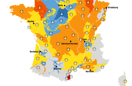 Situation des nappes au 1er juillet 2025