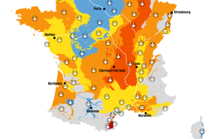 Situation des nappes au 1er août 2025