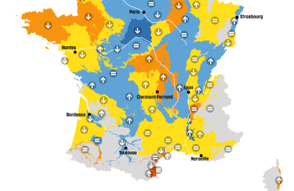Situation des nappes au 1er novembre 2025