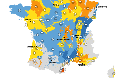 Situation des nappes au 1er janvier 2026