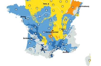 Situation des nappes au 1er avril 2026