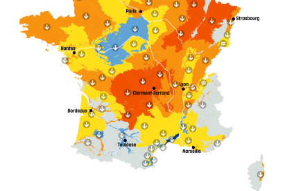 Situation des nappes au 1er juillet 2026